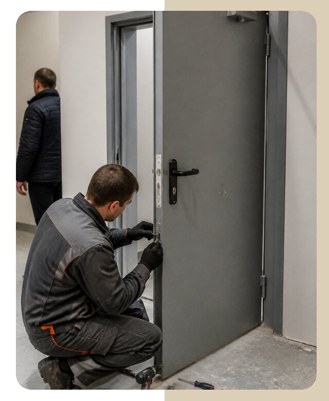 Ремонт противопожарной двери в Грозном по цене 6670 р. | ДвериЛегко-Грз